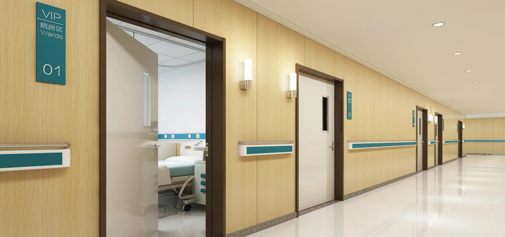 Hospital Door System Integrated Solutions Leverandør