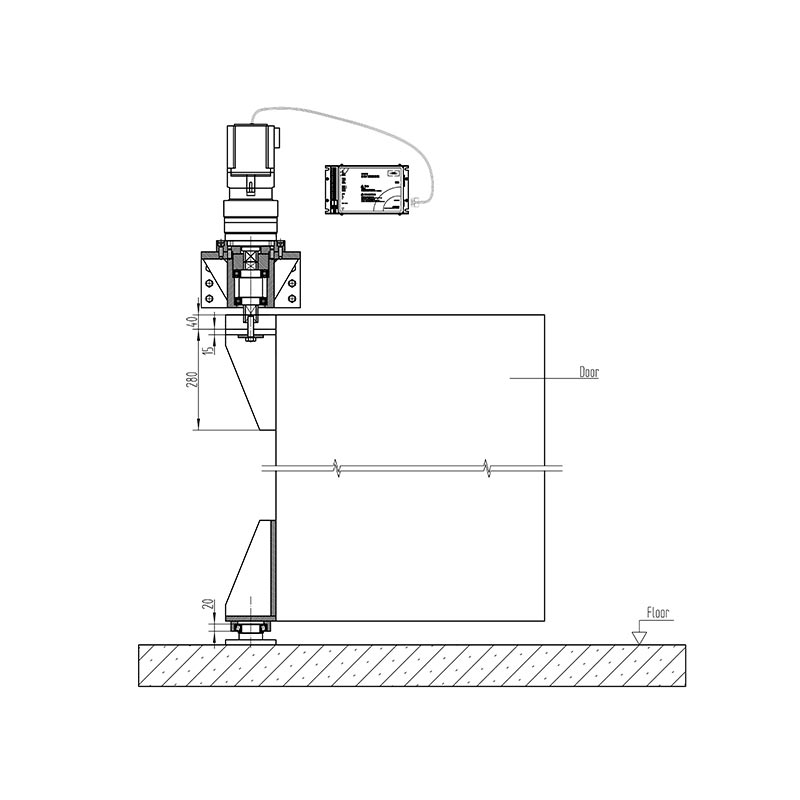 3000 kg automatisk gyngemotor 3000 kg automatisk gyngemotor
