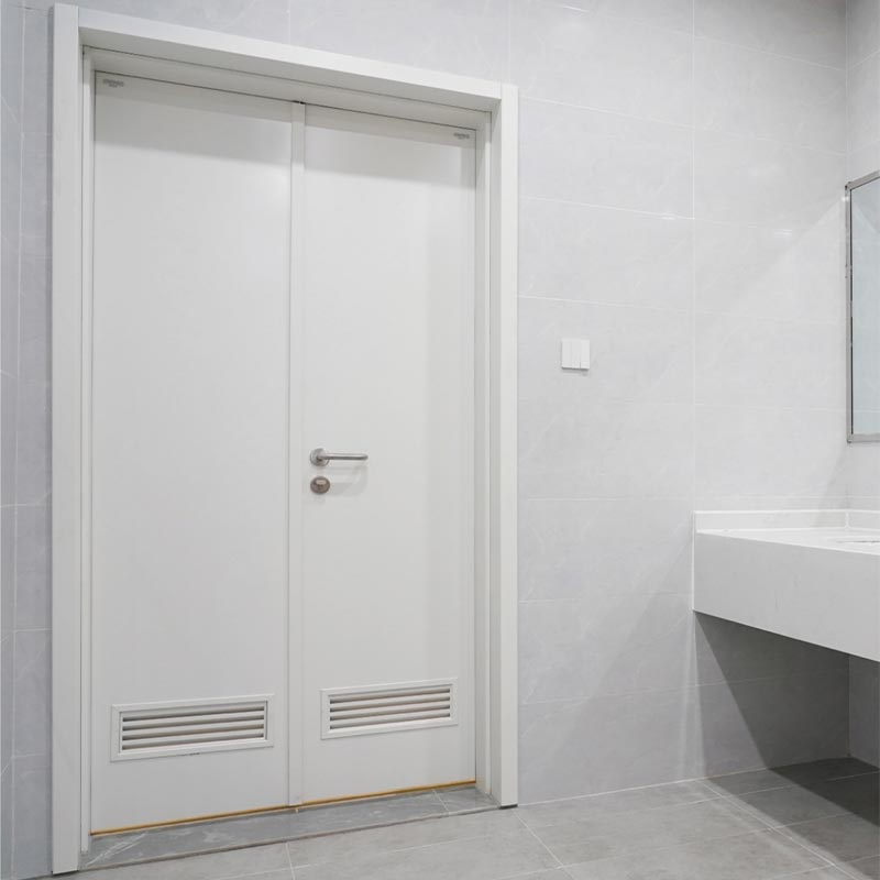 Swing steel doors for washrooms